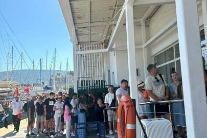 Bodrum Limanı Deniz Hudut Kapısı'nda 24 saat hizmet dönemi başladı