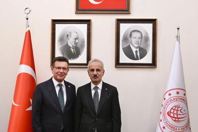 Uslu'dan Bakan Uraloğlu'na ziyaret