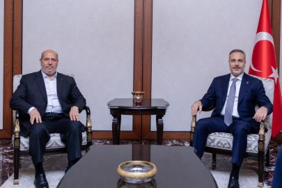 Bakan Fidan, Hamas Siyasi Büro Başkanı Hayye ve beraberindeki heyeti kabul etti